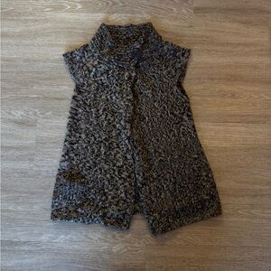 single button sweater cardigan